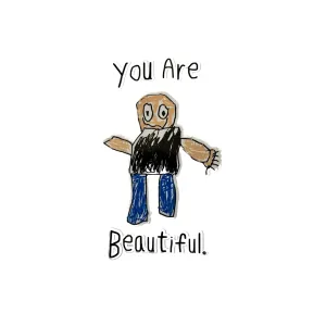 Forging Forward "You Are Beautiful" Decal - 2"x3"