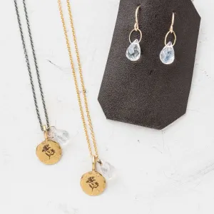 June Birth Flower Necklace: Honeysuckle