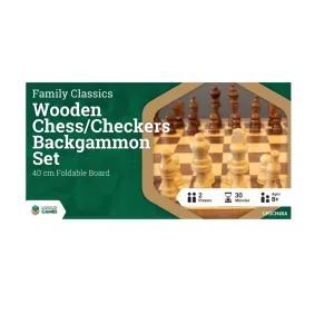 LPG Chess/Checkers/Backgammon 40cm