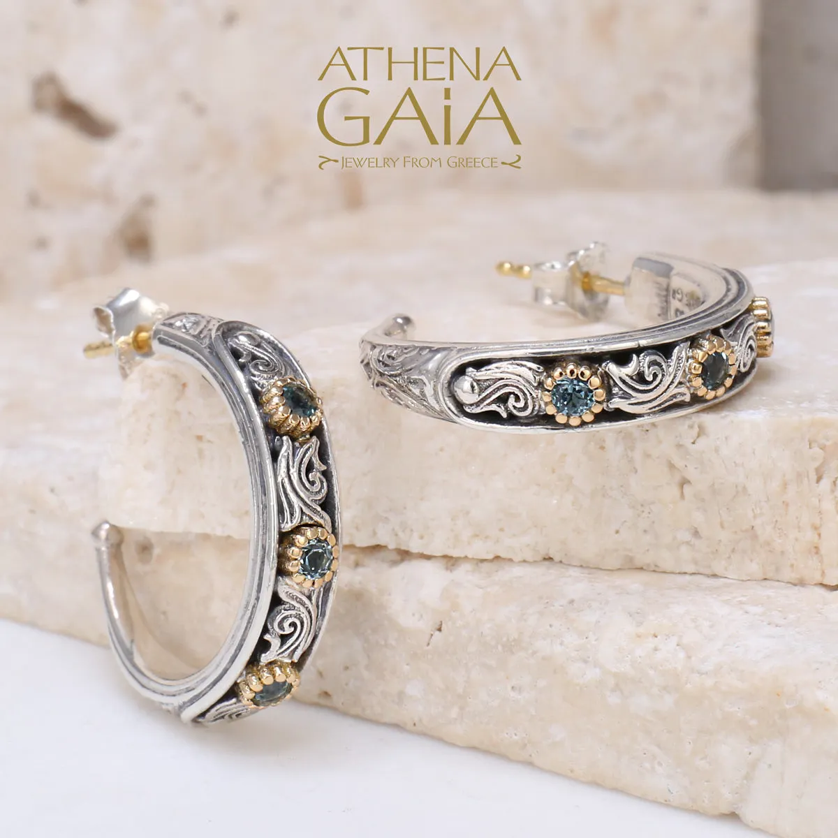 Nefeli Hoop Earrings