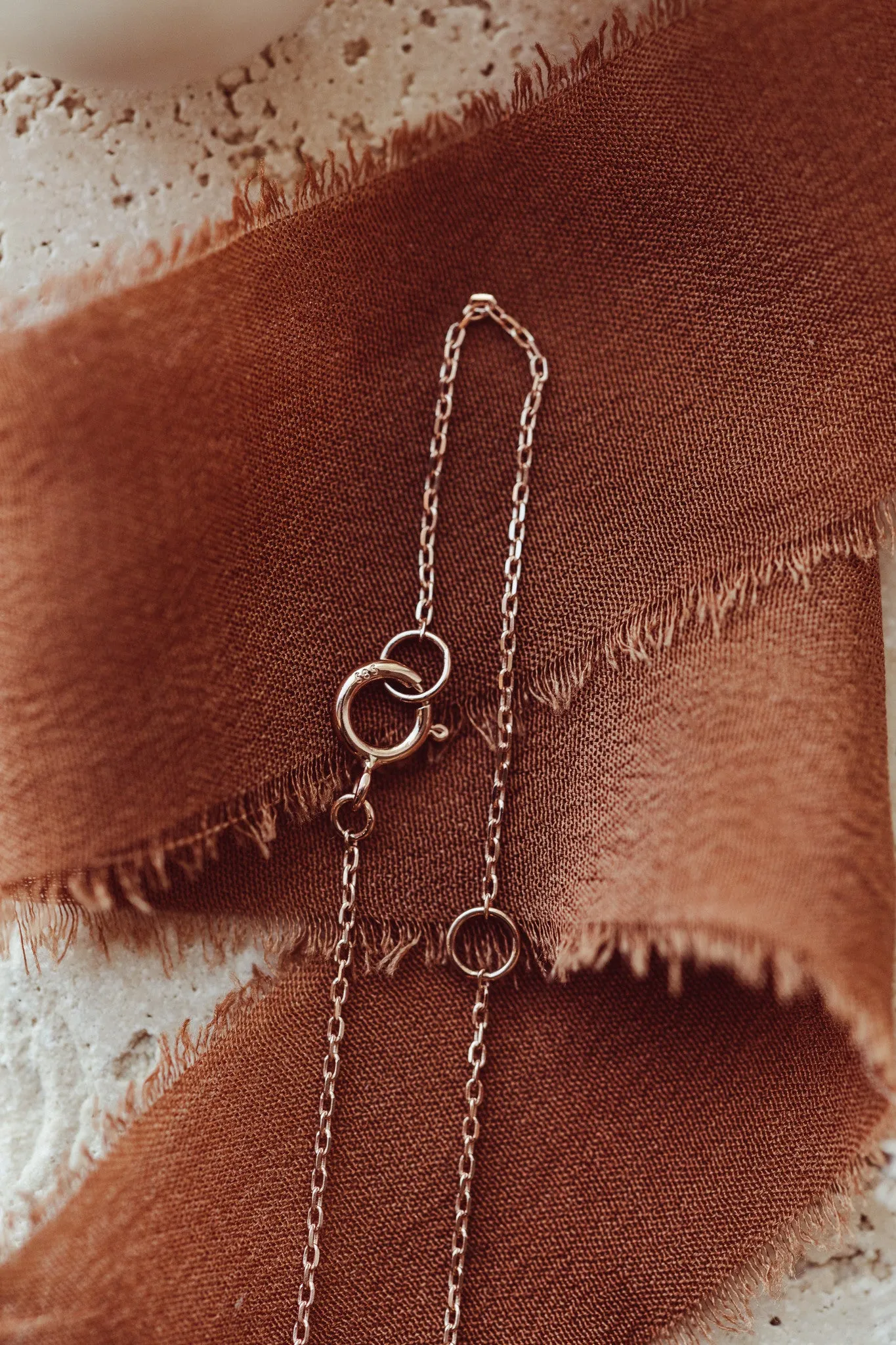 Oval Moonstone in Prongs Necklace