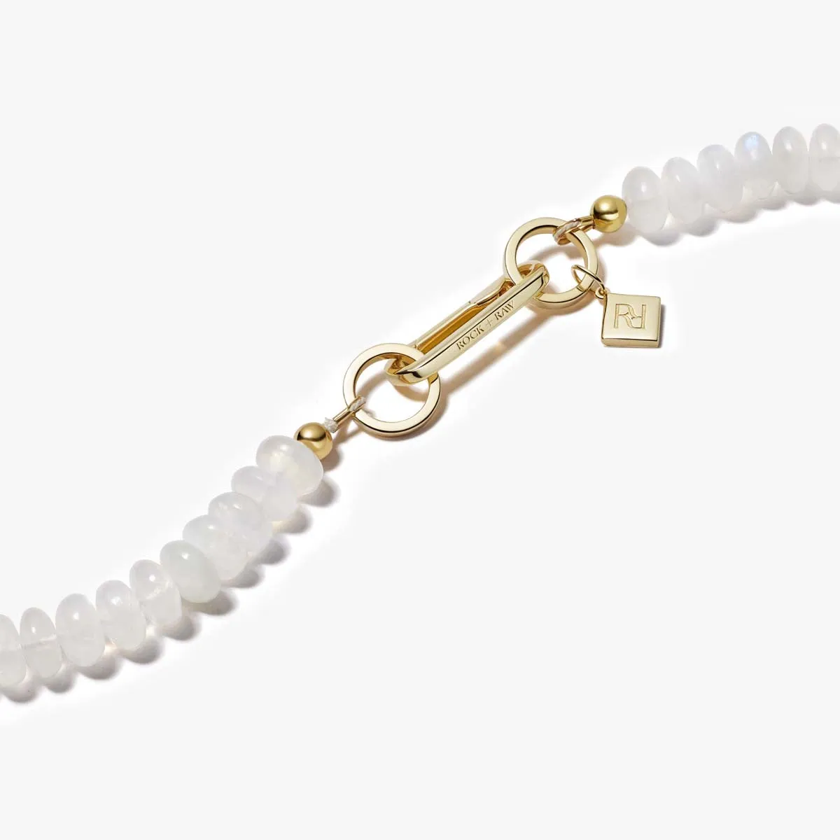 RAINBOW MOONSTONE CANDY BEAD NECKLACE