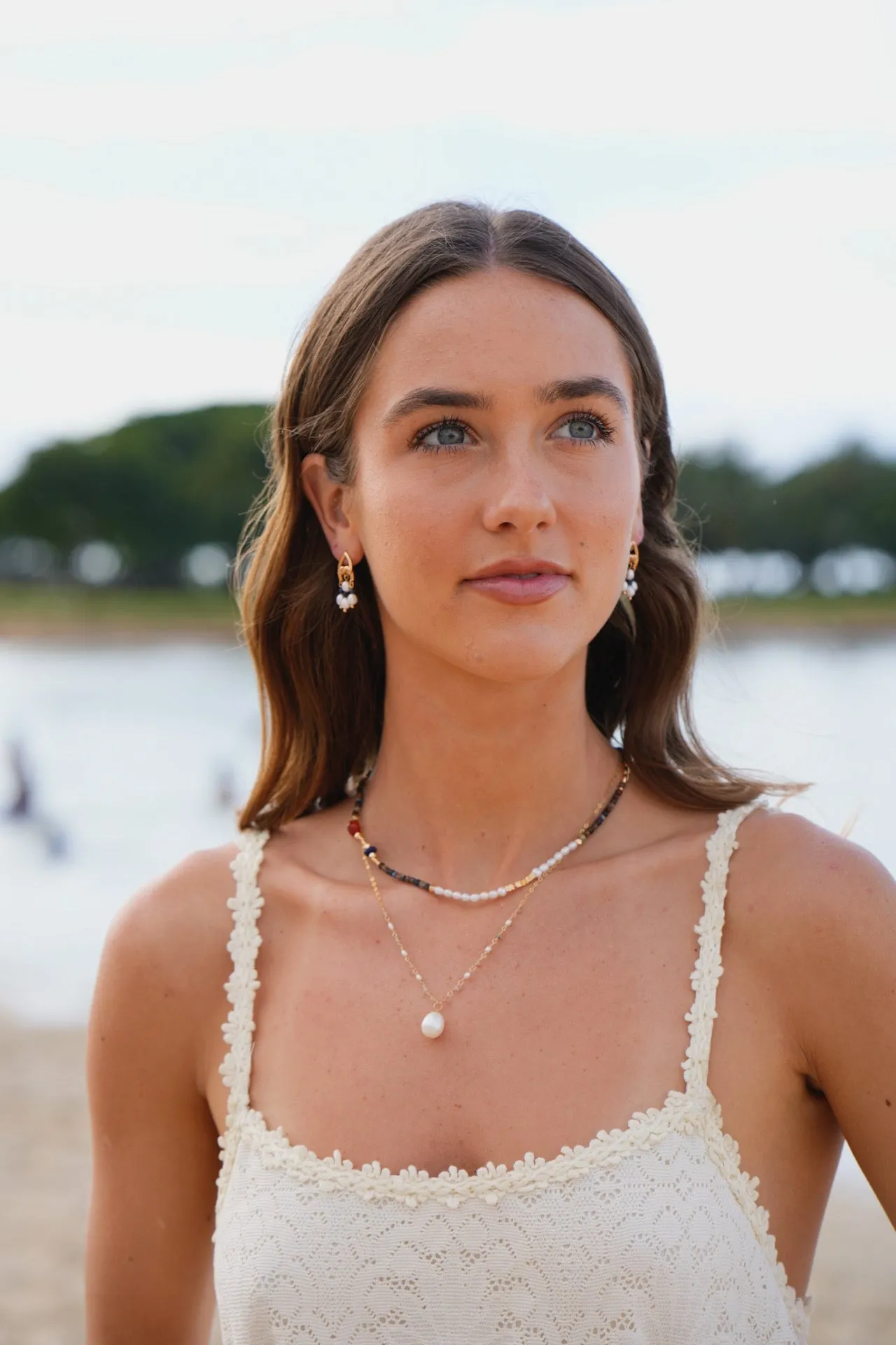 Sun-Kissed Pearl Necklace