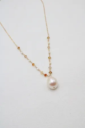 Sun-Kissed Pearl Necklace