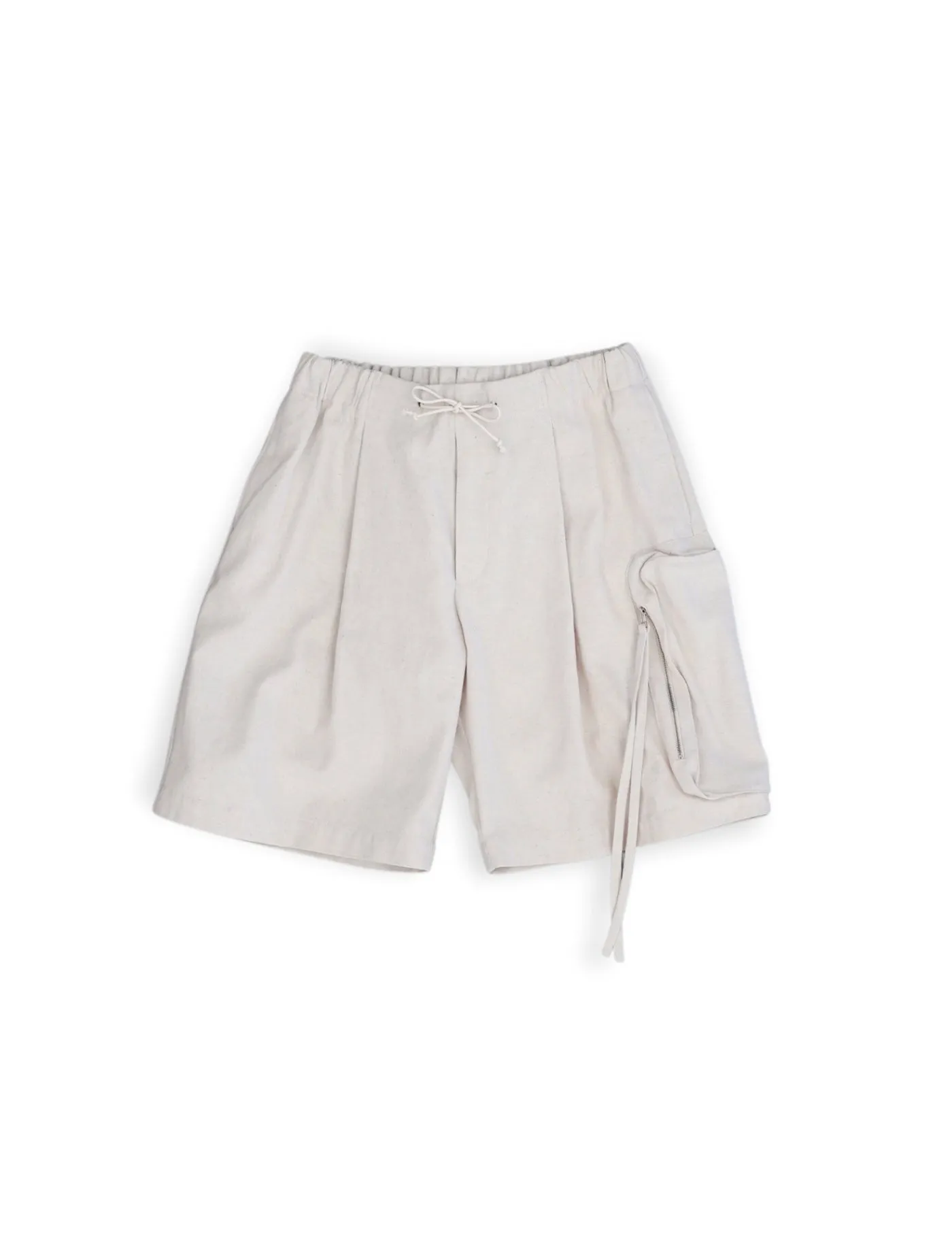 WM04-SP251044 COTTON LINEN BIG POCKET SHORT PANTS